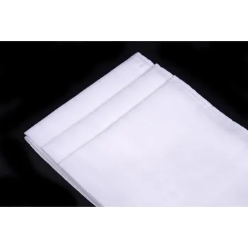 Látkový kapesník Kapesník dámský L13 bílý (6ks/bal.)