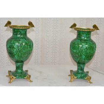 Váza Zámecká vázy s motýly - porcelán + bronz