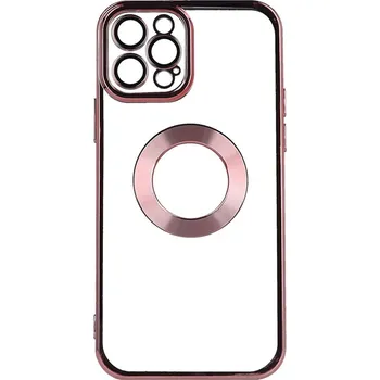 Pouzdro na mobilní telefon Kryt iPhone 12 Pro Beauty Clear růžový (obal neboli pouzdro na iPhone 12 Pro)