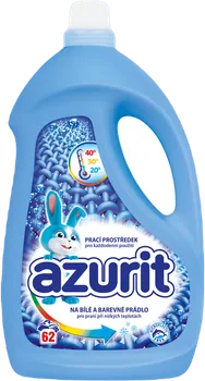 Prací gel Azurit Univerzální prací gel na bílé a barevné prádlo pro praní při nízkých teplotách