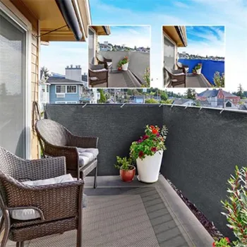 Zahradní stavba Zástěna na balkón W1157 antracit 5x0,9m