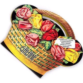 Jehly mapky košíček Galant, barva nikl