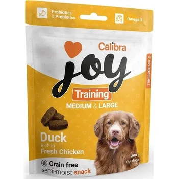 Pamlsek pro psa Calibra Joy Dog Training Medium & Large Duck & Fresh Chicken 300g