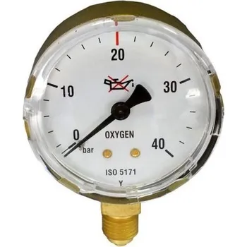 Příslušenství ke svářečce GCE manometr Ø 63mm - 0-10 Bar Inertní plyny