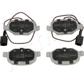 Brzdová destička Sada brzdových destiček, kotoučová brzda ASHIKA 51-00-0200