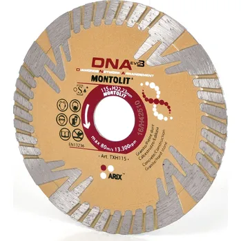 Příslušenství k brusce Montolit TXH115 115 mm