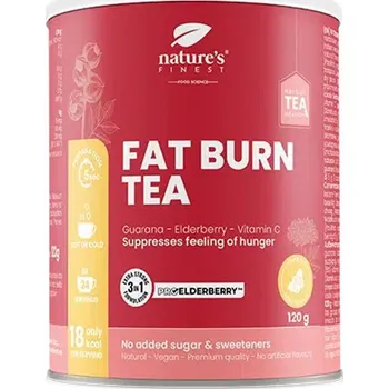Spalovač tuku Nutrisslim Nature's Finest Fat Burn Tea 120 g lesní plody