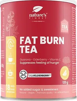 Spalovač tuku Nutrisslim Nature's Finest Fat Burn Tea 120 g lesní plody