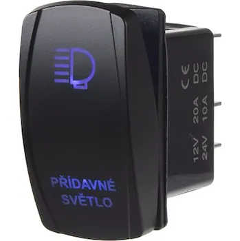Auto elektroinstalace Rocker2 spínač PŘÍDAVNÉ SVĚTLO 12 - 24V, 47140