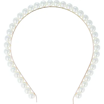 Čelenka Čelenka do vlasů s perlami Eurostil Professional - zlatá, 2 ks (06940) + dárek zdarma