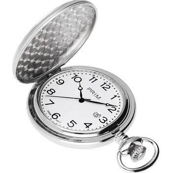Kapesní hodinky PRIM Pocket Present - A - stříbrné W04P.13189.A