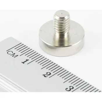 Dekorativní magnet orodian.cz Magnet v pouzdře s vnějším závitem 16×4,5 mm M6