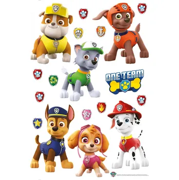 Samolepící dekorace Samolepka na zeď Paw Patrol 65x85cm DK 1733