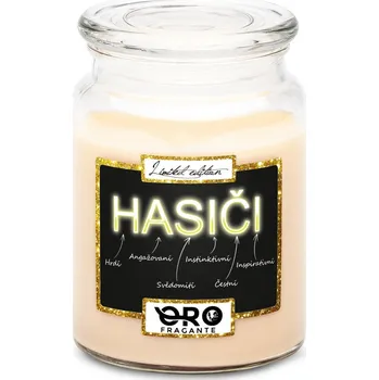 Svíčka Svíčka Hasiči – vlastnosti (Vůně svíčky: Vanilka)