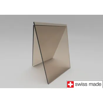 Průsvitná krytina Polykarbonátová deska Macrolux plná 8mm bronz Délka: 4000, Šířka: 1025