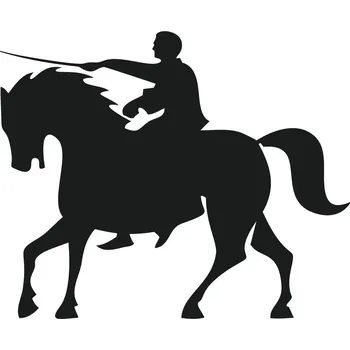 samolepka Samolepka Jezdec na koni