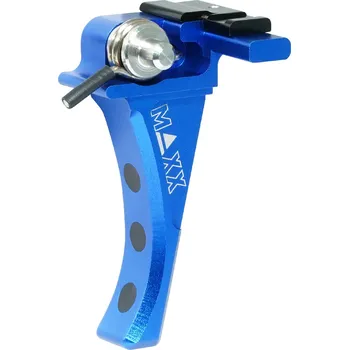 MAXX Hliníková CNC Advanced SPEED spoušť pro EVO - TYPE D, modrá
