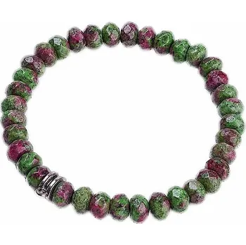 Náramek Rubín v zoisitu náramek korálkový