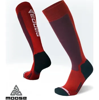 Pánské termo ponožky TOURING MERINO elastické funkční podkolenky Moose