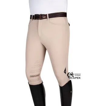 Jezdecké kalhoty Pánské rajtky Equiline -ATOS- - Béžová - 52