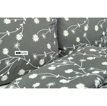 Povlak na dekorativní polštářek Stanex Krepový povlak na polštář Kopretiny (LS294) ROZMĚR: 40 x 40 cm