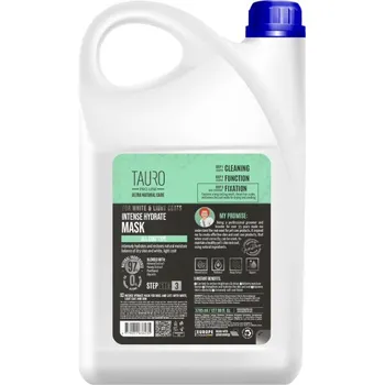 Pleťová maska TAURO PRO LINE Intenzivní hydratační maska TPL Ultra Natural Care pro bílou a světlou srst Objem: 3785 ml