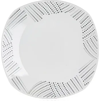 Talíř talíř mělký 25cm CHARME dekor porcelánový