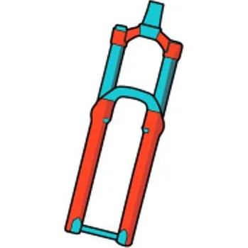 rám kola RideWrap Tailored polep vidlice (matný) - Rock Shox SID (29)