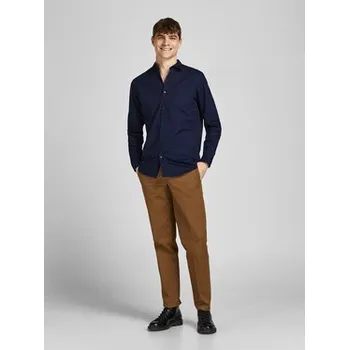 Pánská košile Jack & Jones Košile 12201905 Tmavomodrá Slim Fit L
