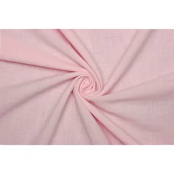 Galanterie Len tenký - Světle růžová