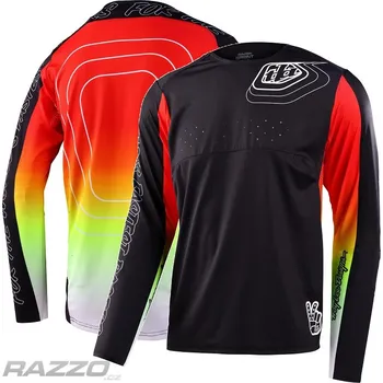 cyklistický dres Dres na kolo TroyLeeDesigns Sprint Jersey Richter Black 2023 XL