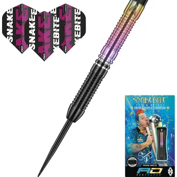 Red Dragon Šipky steel PETER WRIGHT Snakebite Champion 2020 black/colours 25g