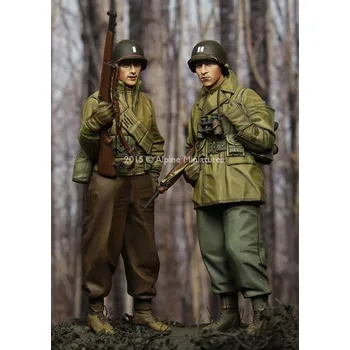 Plastikový model Alpine Miniatures 1/35 WW2 US Infantry Set