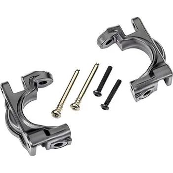 RC vybavení 1:10 Traxxas Ford F-150 Raptor R: Závěs přední těhlice HD šedý (pro #9080)