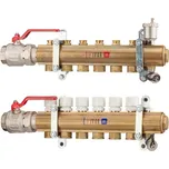 Sestava průmyslový rozdělovač/sběrač - s regulačními a uzavíracími armaturami - 6/4˝x3/4˝, 6cestný IVAR.KSA 035