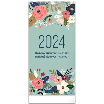 Kalendář Presco Group PGN-32769-L Květy 2024