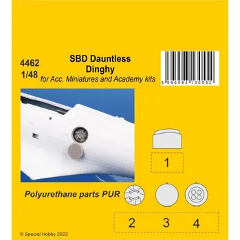 Plastikový model 1/48 SBD Dauntless Dinghy (ACAD/ACC.MIN.)