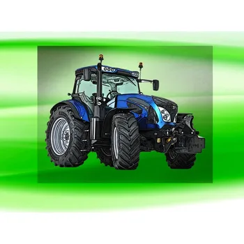 Nášivka Landini 215 DTF nažehlovačka 7x5 cm (nažehlovačka s traktorem)