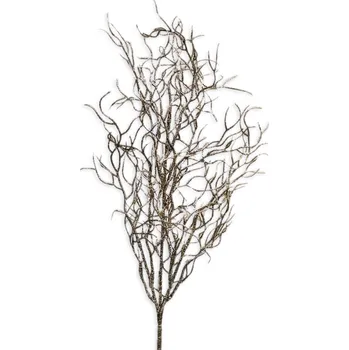 umělá květina Větev pvc 70cm platina