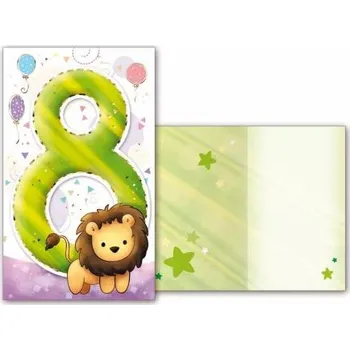 Blahopřání dětské MFP 08 narozeniny M33-098 bez textu