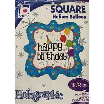 Balónek Balonek foliový HB modrý