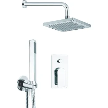 Sprchový set HOPA Sprchový podomítkový set ARNO, 08 - nikl broušený BAREI09S08O08