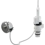 Oddálené pneumatické splachování Alcadrain (Alcaplast) ruční, chrom-lesk, zabudování: do zdi MPO11