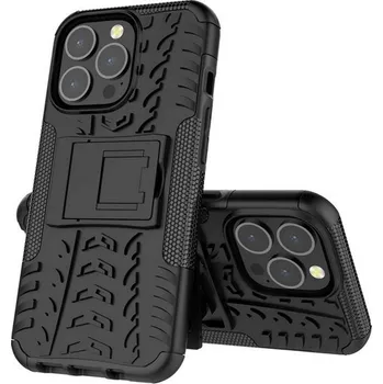 Pouzdro na mobilní telefon Kryt iPhone 13 Pro Max ultra odolný černý (obal neboli pouzdro iPhone 13 Pro Max)