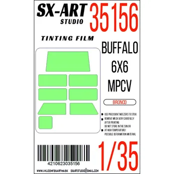 Plastikový model 1/35 Tinting film Buffalo 6x6 MPCV (BRONCO)