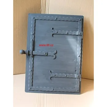 Zahradní gril Kovaná dvířka přikládací 7