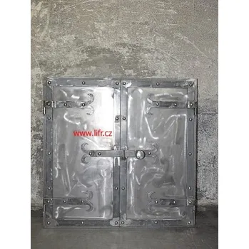 Zahradní gril Kovaná dvířka na udírnu dvoj 5