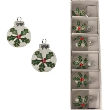 Vánoční dekorace Vánoční ozdoba, 6 ks S0358