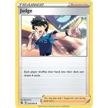 Sběratelská karetní hra Pokémon karta Judge 235/264 - Fusion Strike