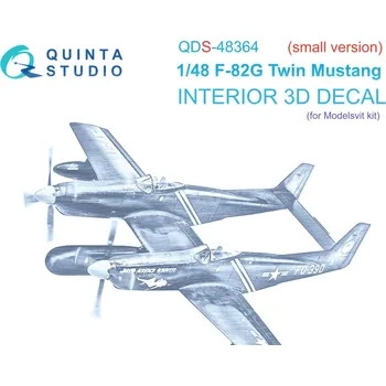 Plastikový model 1/48 F-82G Twin Mustang 3D&colour.Interior SMALL
